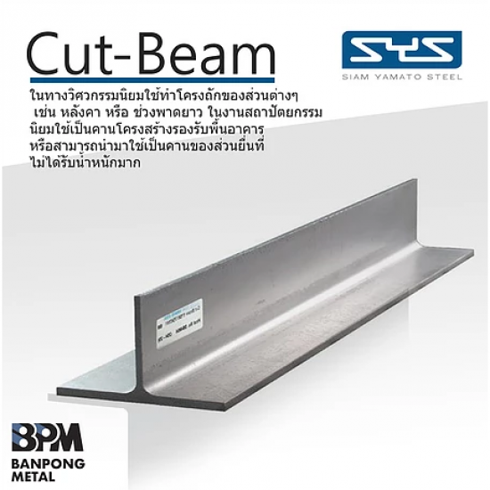 เหล็กตัวทีคัต ราชบุรี